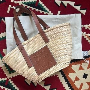NWT Loewe Medium Woven Basket Bag